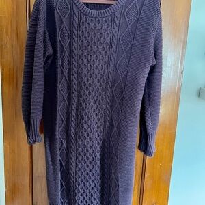 Pact purple sweater dress - organic - size medium